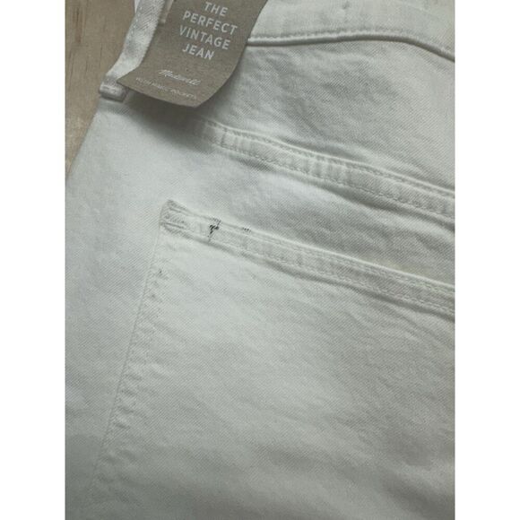 Madewell The Perfect Vintage Jean in Tile White Size 33 New Retail $128 - Picture 6 of 7